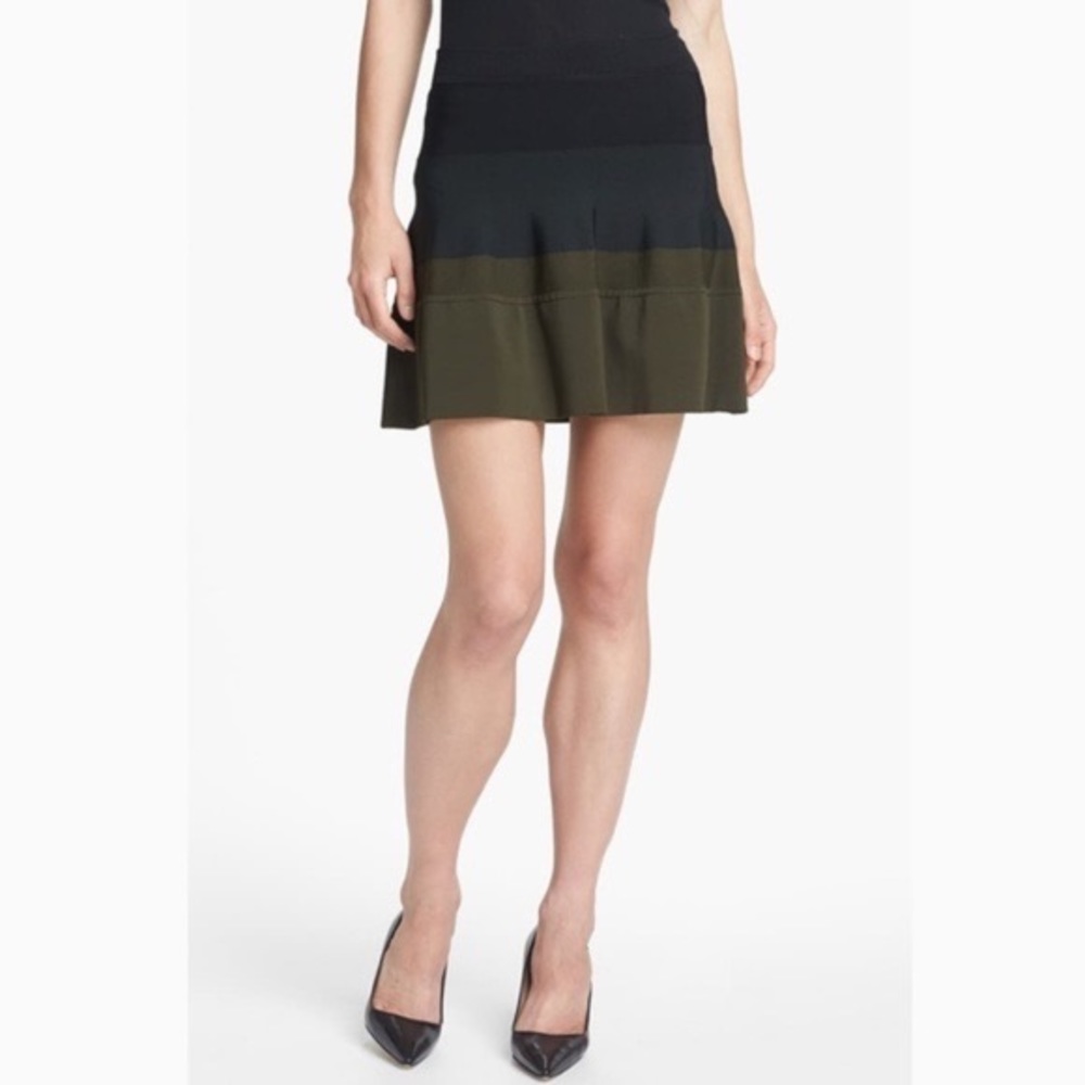 A.L.C. Natalia Color block Mini Skirt-XS